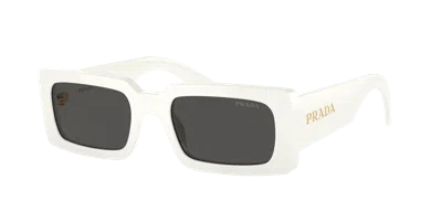 Prada Sleek 06ys Sole Sunglasses For Women In White