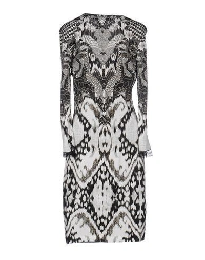 Shop Roberto Cavalli Knee-length Dress In Light Grey