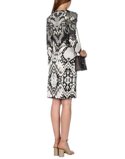 Shop Roberto Cavalli Knee-length Dress In Light Grey