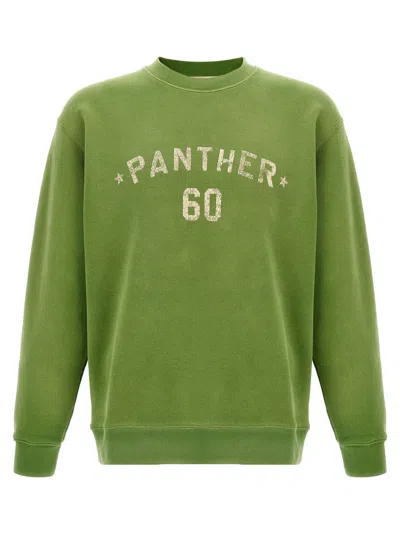 Valentino Cotton S Graphic Print Sweater In Green