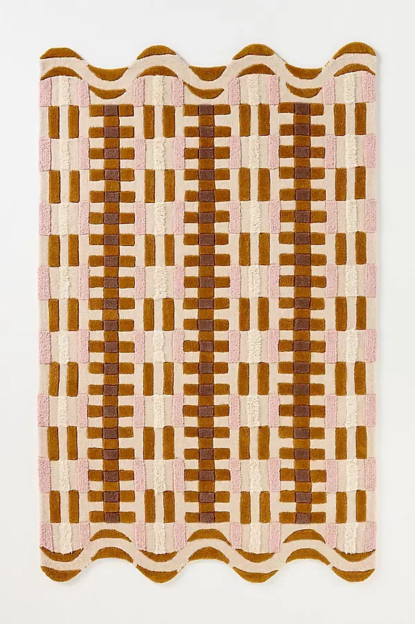 Anthropologie Tufted Wool Rug