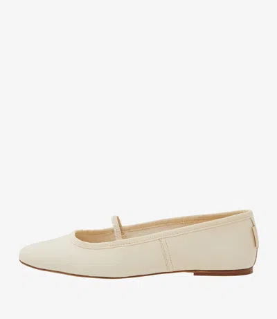 Apc Beige Swan Ballerina Flats In Neutral