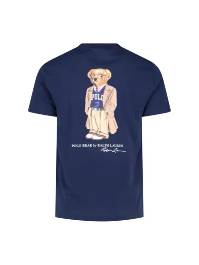 Polo Ralph Lauren Crew Neck Graphic Print Chest Pocket