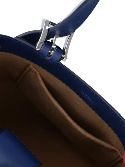 Mcm Handle Strap Shoulder Bag In Blue