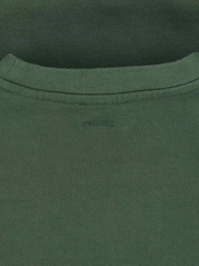Frame Ritz Crew Neck Sweatshirt In Green