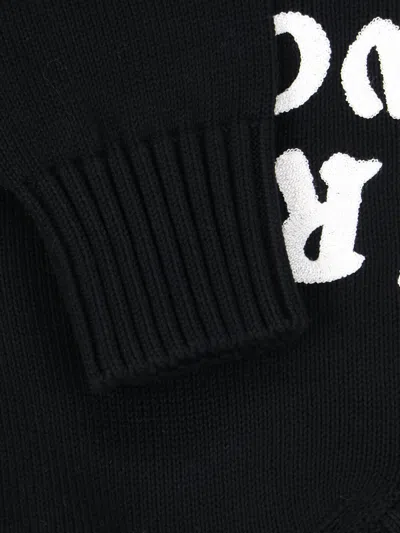 Amiri Hollywood Sweater With Embroidery In Black