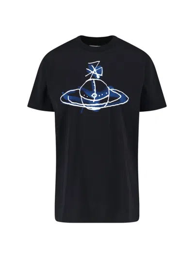 Vivienne Westwood Short Sleeves Crew Neck Graphic Print