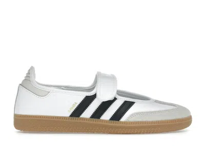 Pre-owned Adidas Originals Samba Jane White Black Gum (women's) Sneakers In Footwear White/alumina/core Black In Multi