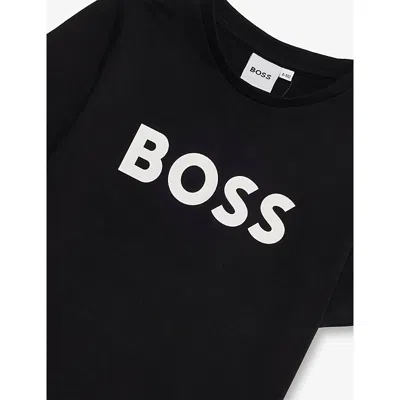 Hugo Boss T-shirt Con Logo In Black