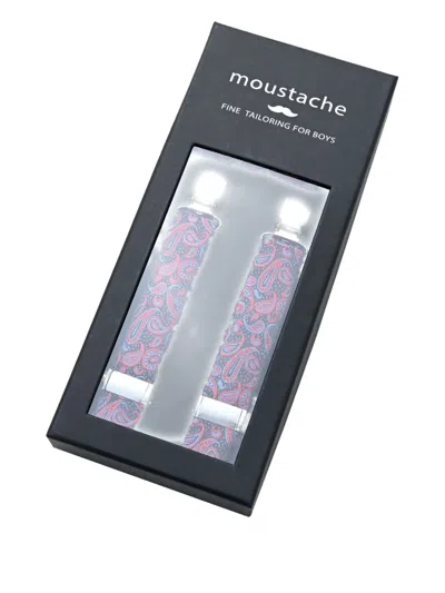 Moustache Paisley-jacquard Accessory Set In Multi