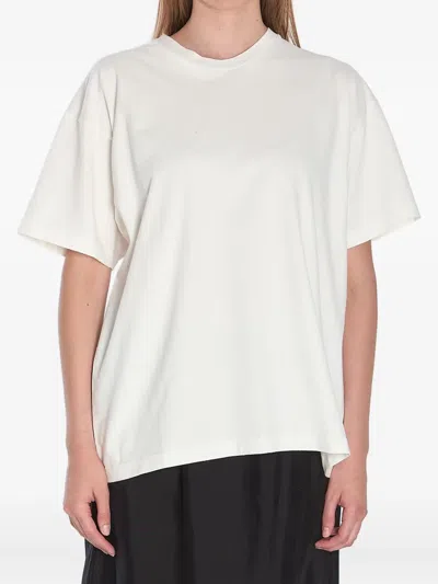The Row Isha Oversize Cotton Jersey T-shirt In White