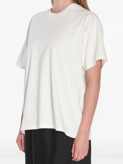 The Row Isha Oversize Cotton Jersey T-shirt In White