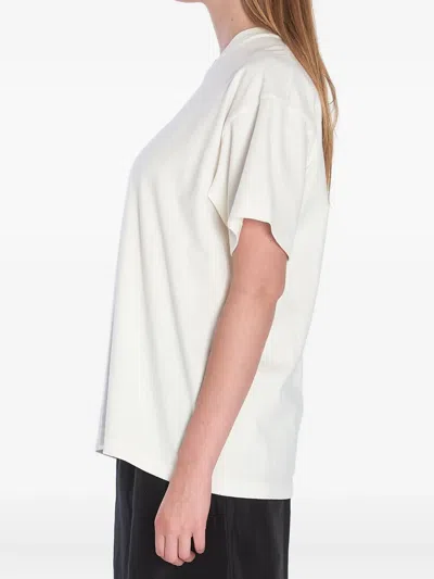 The Row Isha Oversize Cotton Jersey T-shirt In White