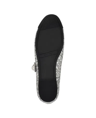 Nine West Womens Glitter Man Made Mary Janes