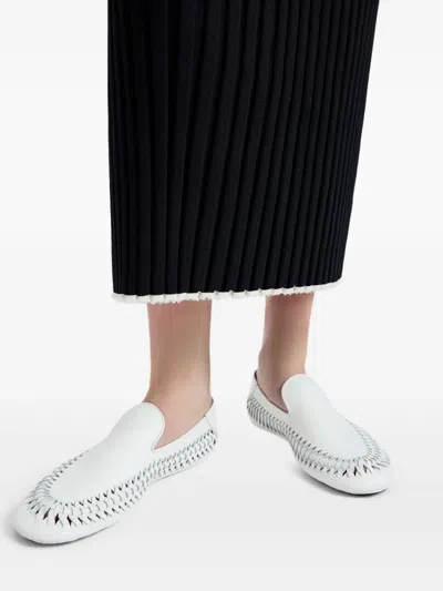 Proenza Schouler Maia Rib Midi Tank Dress In Black