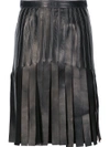 MUGLER strappy a-line skirt,JUPEJ310955C