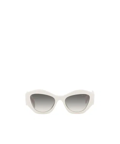 Prada Eyewear Logo-printed Angular-frame Sunglasses