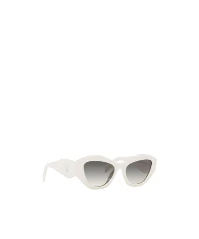 Prada Eyewear Logo-printed Angular-frame Sunglasses