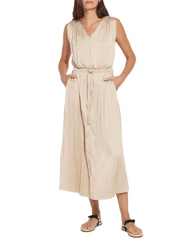 Lyssé The Packable Pleated Dress In Chablis In Neutral