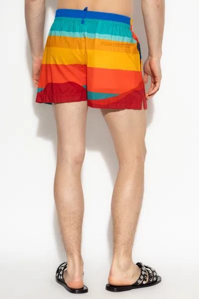 Dsquared2 Men's Cotton Shorts In Multi