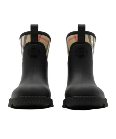 Burberry Women Marsh Stamp Rubber Ankle Boots In Multi