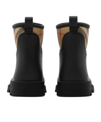 Burberry Women Marsh Stamp Rubber Ankle Boots In Multi