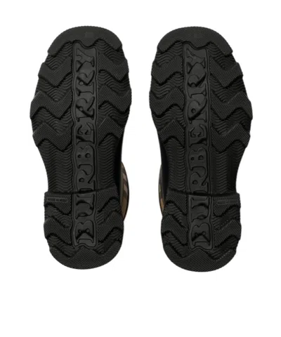 Burberry Women Marsh Stamp Rubber Ankle Boots In Multi