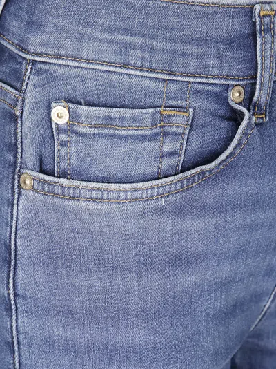 7 For All Mankind Mid-rise Skinny Cropped Denim Trousers In Blue