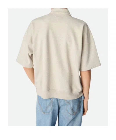 Bottega Veneta Polo In Cotone Sabbia Melangè  Uomo