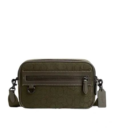 Coach Theo Kameratasche Aus Signature Jacquard