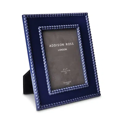 Addison Ross Bobbin Picture Frame, 5 X 7 In Blue