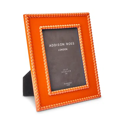 Addison Ross Bobbin Picture Frame, 5 X 7 In Orange