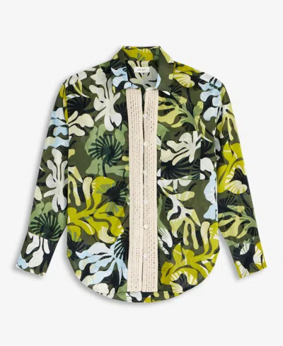 On 34th Womens Leaf Print Shirt Leaf Print Wide Leg Pants Camisole Exclusively At Macys In Multi