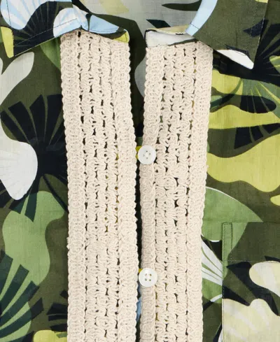 On 34th Womens Leaf Print Shirt Leaf Print Wide Leg Pants Camisole Exclusively At Macys In Multi