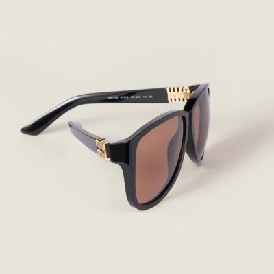 Miu Miu Miu Ombre Sunglasses In Black