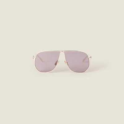 Miu Miu Miu Ombre Sunglasses In Purple