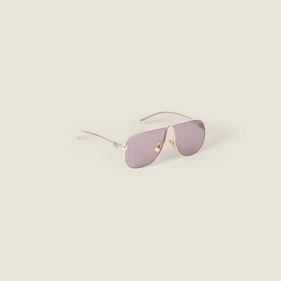 Miu Miu Miu Ombre Sunglasses In Purple
