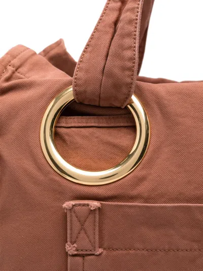 Chloé Medium Plage Tote Bag In Orange