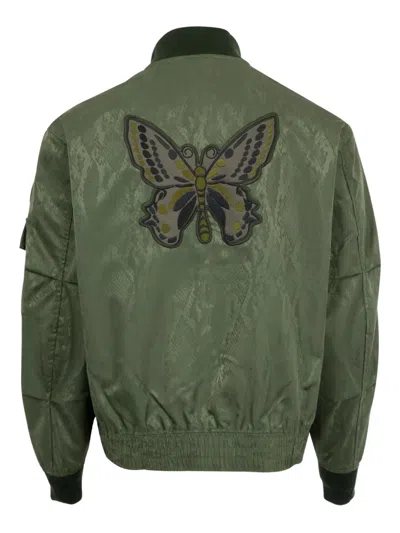 Needles Embroidered Patch Jacket In Green
