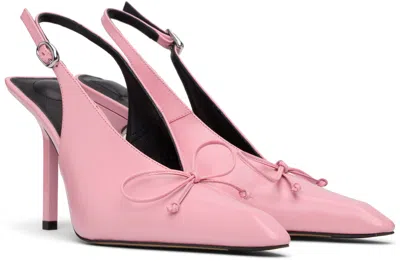 Jacquemus The High Cubisto Slingbacks In Light Pink