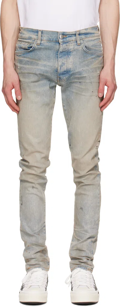 Amiri Blue Stack Jeans