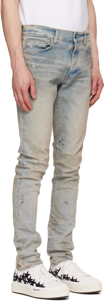 Amiri Blue Stack Jeans