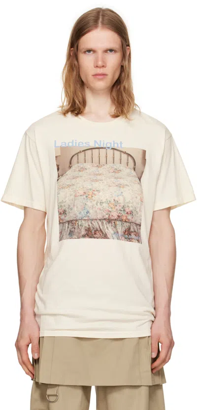 Collina Strada Off-white 'ladies Night' Graphic T-shirt In Neutral