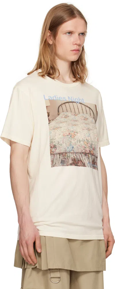 Collina Strada Off-white 'ladies Night' Graphic T-shirt In Neutral