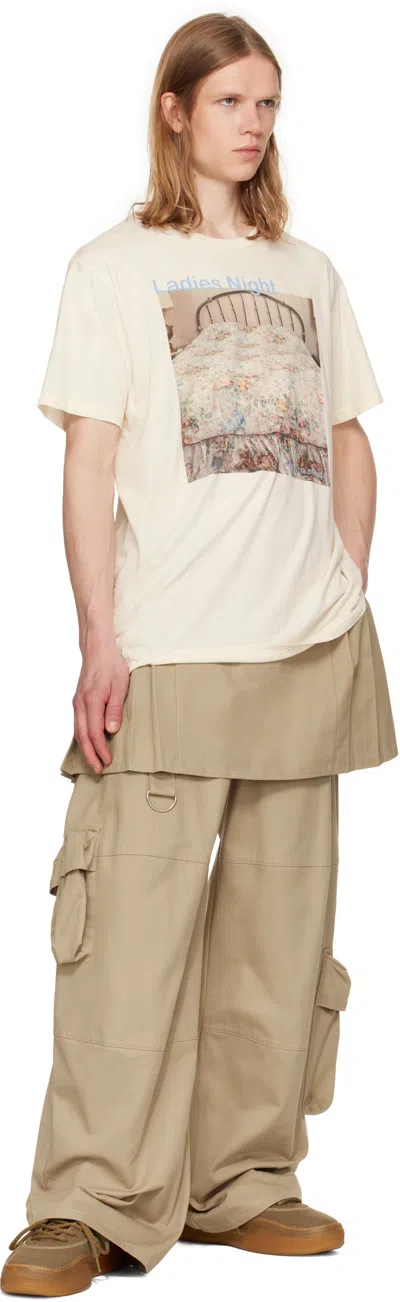 Collina Strada Off-white 'ladies Night' Graphic T-shirt In Neutral