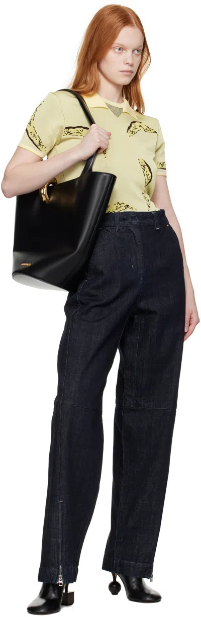 Jacquemus Kiss Block Heel Mules In Neutrals