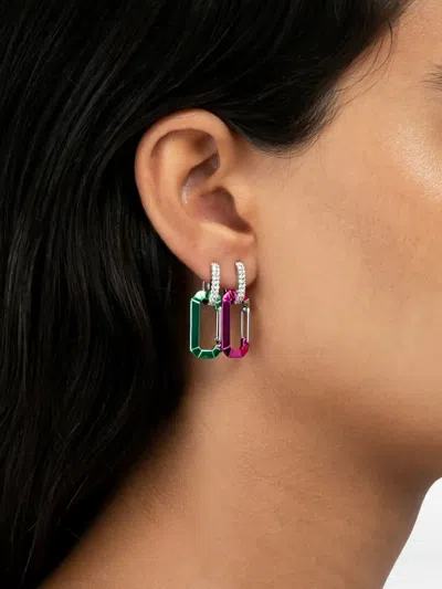 18K WHITE GOLD CHIARA SMALL DIAMOND SINGLE EARRINGS