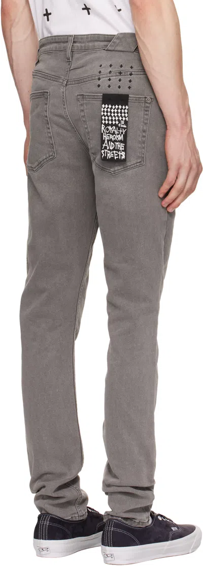 Ksubi Chitch Prodigy Washed Grey Jeans In Gray