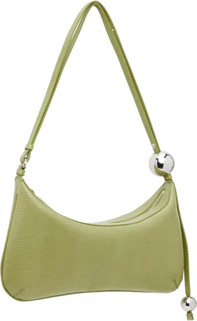 Jacquemus Le Bisou En Cuir In Green