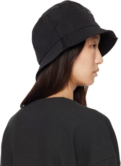 Jacquemus Le Bob Nylon Bucket Hat In Black
